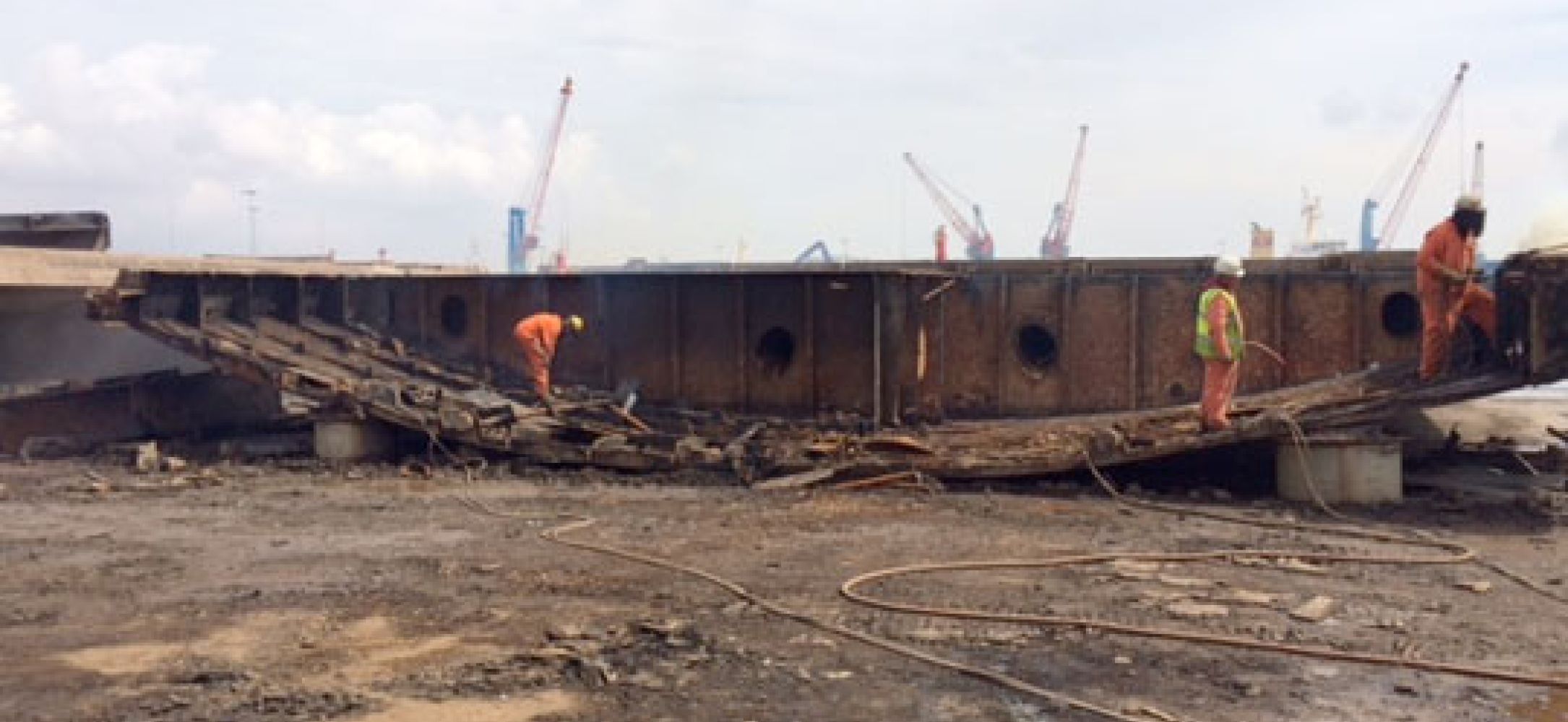 LOCK GATE DISMANTLING